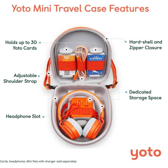Yoto Mini Travel Case - Orange - Picture 2 of 8